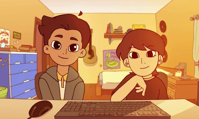 do 2d cartoon animation, anime animation short film, music video 2d game trailer