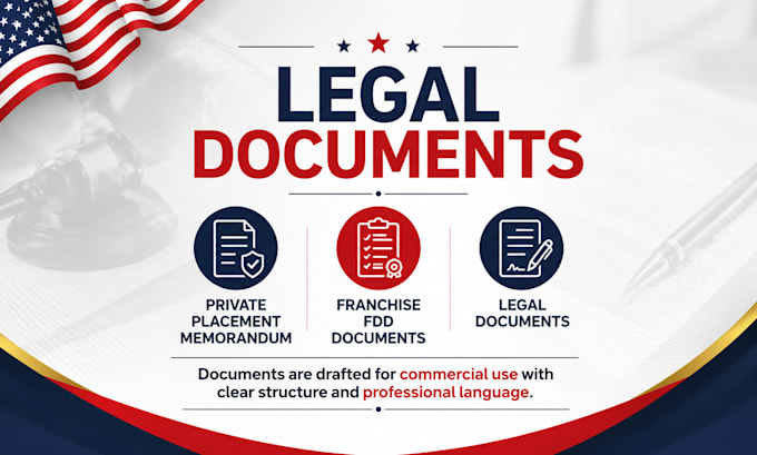 draft private placement memorandum ppm and investor offering documents for USA