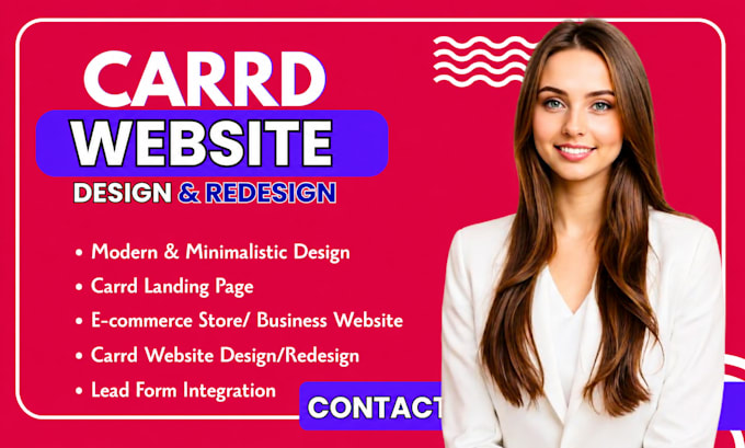 carrd website redesign carrd landing page design carrd website development carrd