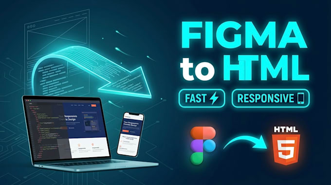 convert figma to HTML website