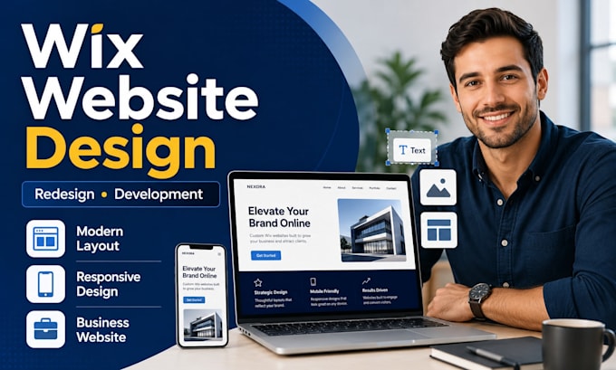 redesign wix website revamp wix website update wix website