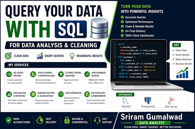 query your data with sql