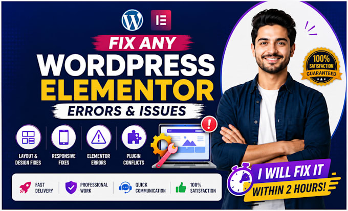 fix wordpress elementor issues, bugs and errors