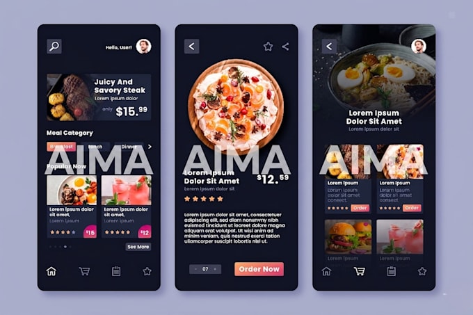 design modern web and mobile app uiux in figma