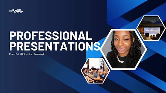 design a professional and interactive powerpoint presentation for you