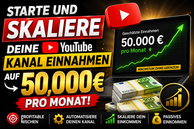 erstelle einen automatisierten youtube kanal, der taglich einnahmen generiert