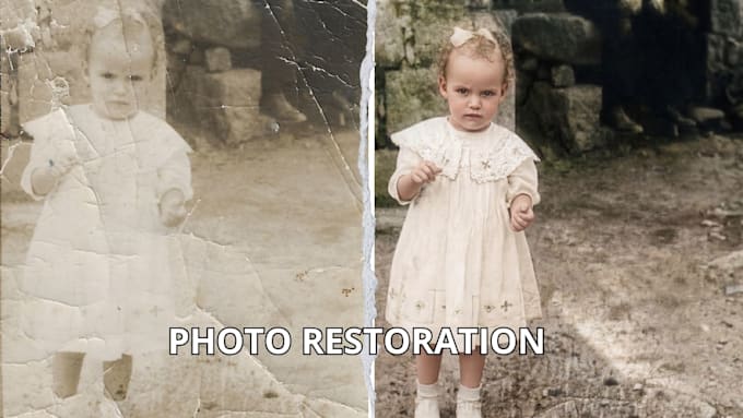 professionally restore old and damaged photos