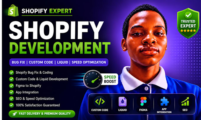 shopify developer for shopify website design, SEO, speed optimization analytics