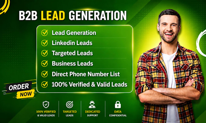 do b2b lead generation and linkedin lead research