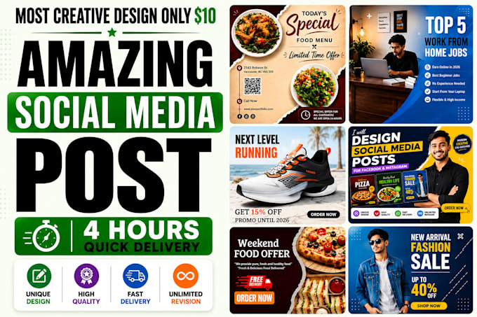 Design eye catching social media posts and thumbnails by Sohelxstudio ...