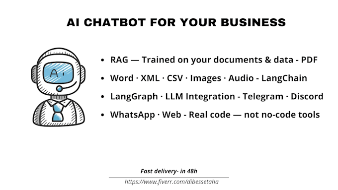 code a custom ai chatbot for your business using rag langchain and llm
