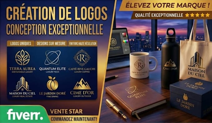 je vais créer vos logo