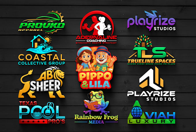 do logo design, redesign and branding in vector format