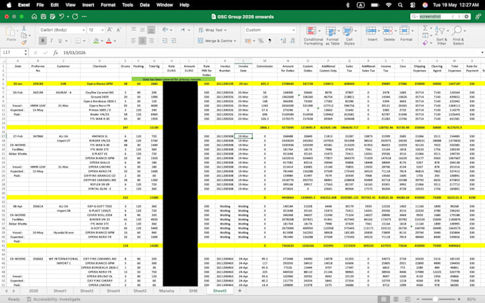 clean, format and organise your excel spreadsheet