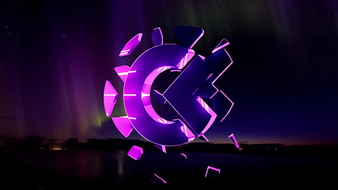 create a cinemeatic 3d animated logo
