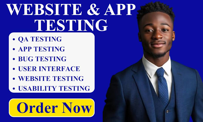 perform penetration testing, website review qa testing usability testing