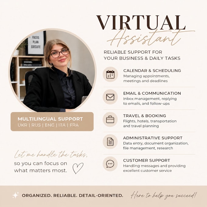 be your multilingual virtual assistant