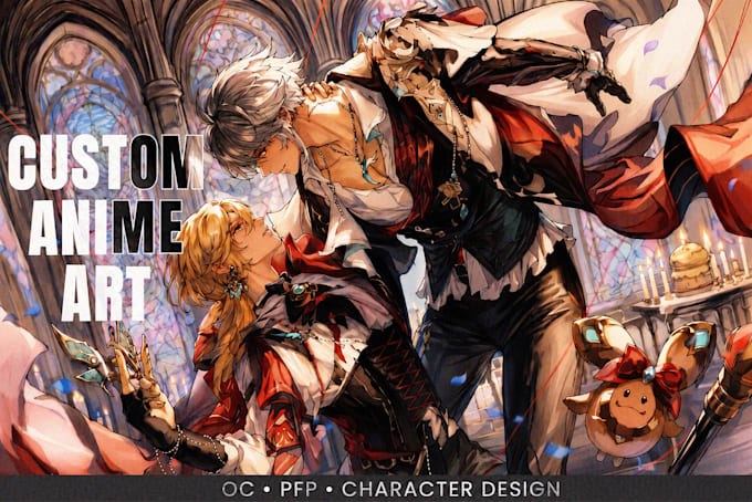 draw custom anime profile picture or anime pfp