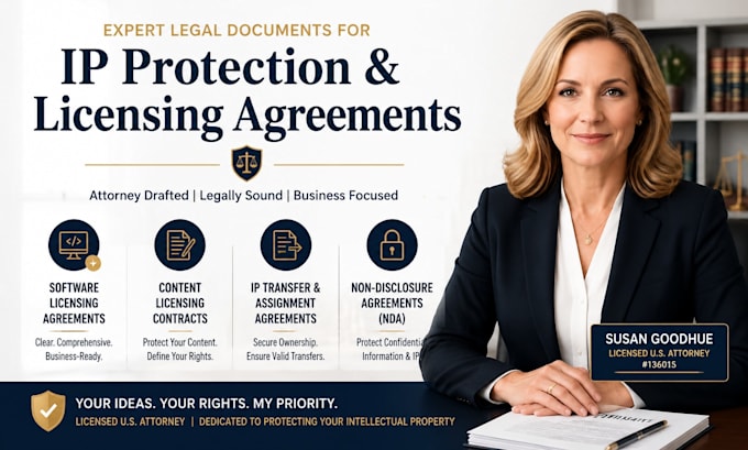 professionally draft a custom software license, saas agreement, or eula