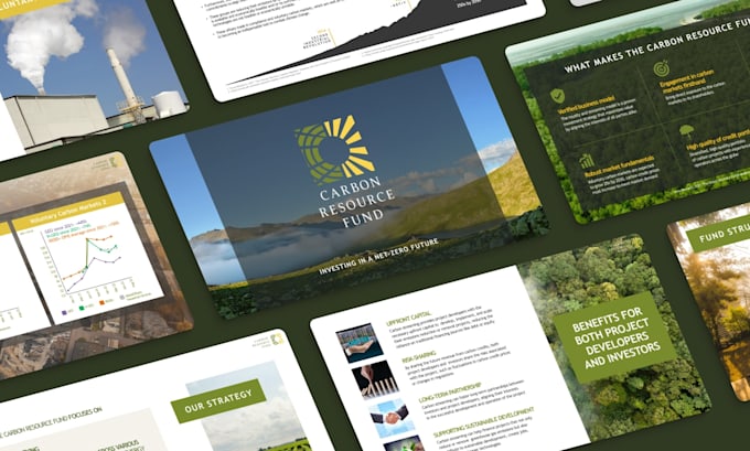 design a sleek and modern startup pitch deck