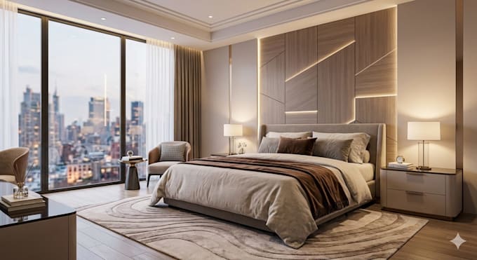 design a realistic 3d interior for your room