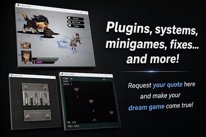 make custom plugins for your rpg maker game