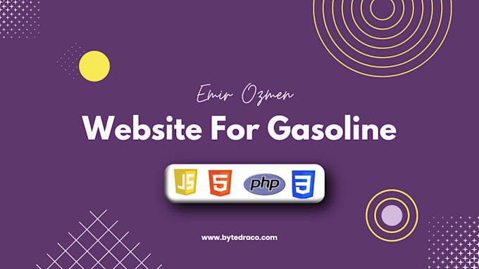 build gasoline company website
