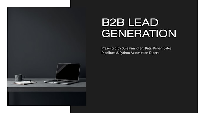 build premium b2b lead generation lists as a data scientist