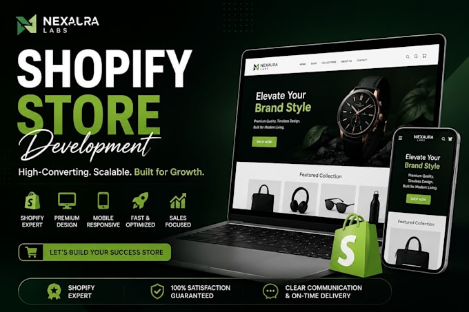 a high converting shopify dropshipping store