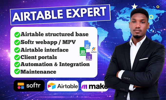 do airtable automation, airtable database, airtable crm, airtable expert
