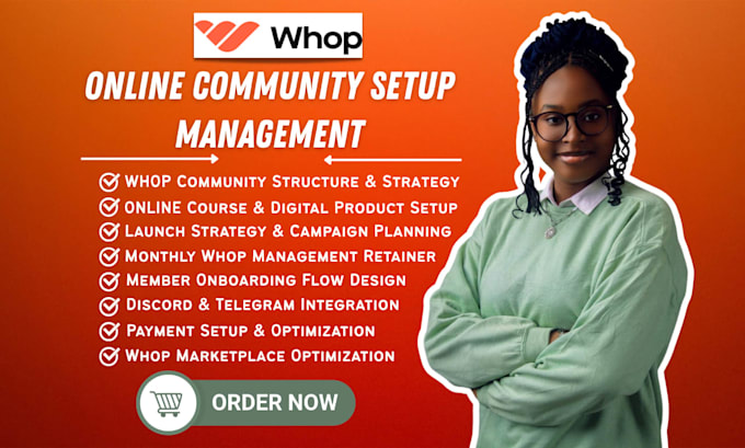 Setup whop community whop online community whop store whop management ...