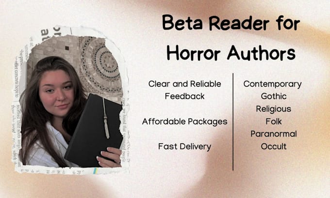 beta read your horror novel and provide honest feedback