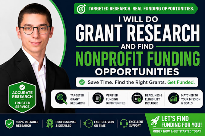 do grant research and find nonprofit funding opportunities