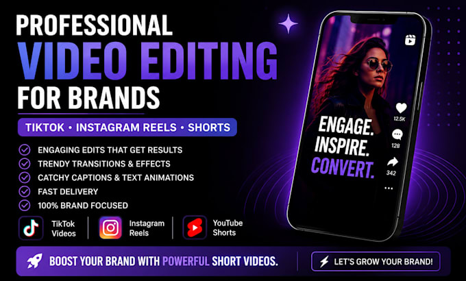 edit viral short form videos