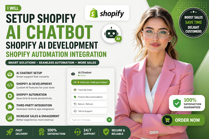setup shopify ai chatbot shopify ai development shopify automation integration