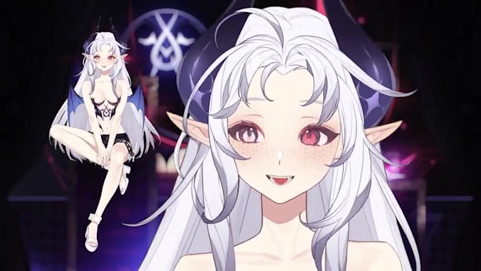 rig and design 2d vtuber model, live2d vtuber model, vtuber rigging live2d mode