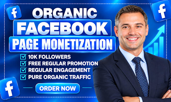 promote and monetize your facebook page for fast organic growth