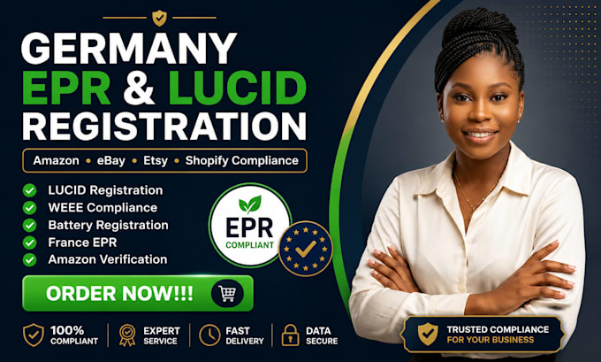 do germany epr, lucid, weee registration for amazon sellers