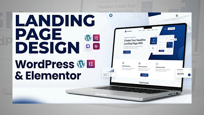 do landing page website, wordpress elementor landing page optin and squeeze page