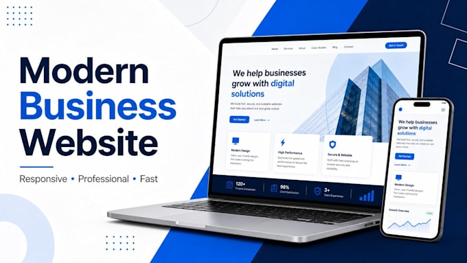 build a modern business website