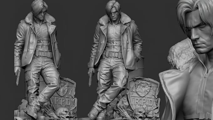create custom ttrpg miniature 3d dnd character model stl for resin printing