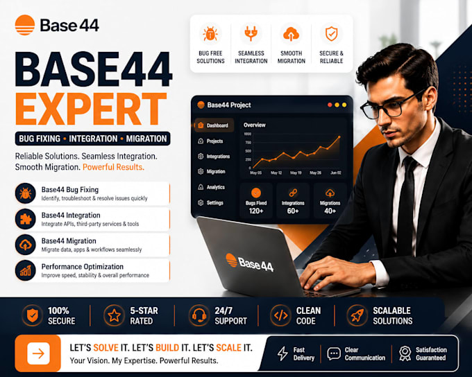 base 44 expert base 44 bug fixing base 44 integration base 44 migration