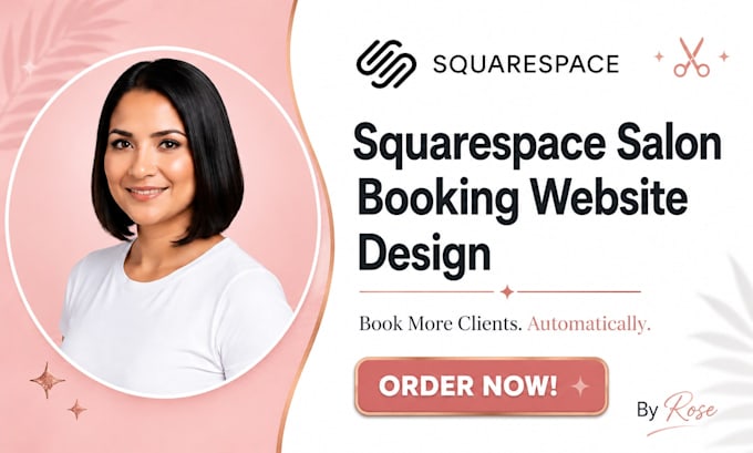 squarespace booking salon website design or squarespace spa website redesign