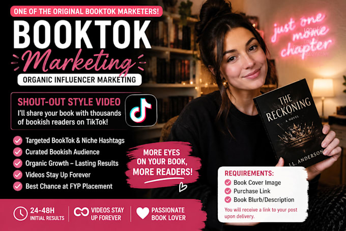 create a booktok book promotion to rapidly boost sales visibility