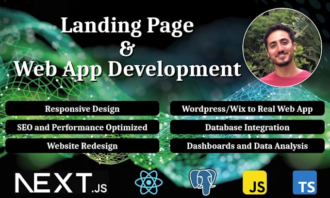 create or redesign your landing page or web app