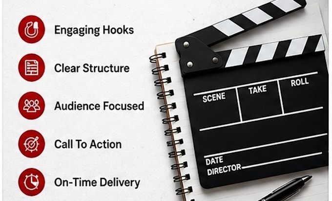 write engaging youtube scripts and social media content