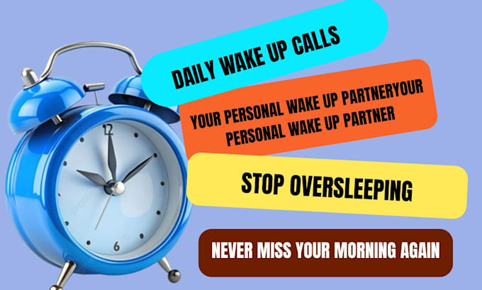 be your personal accountability wake up partner