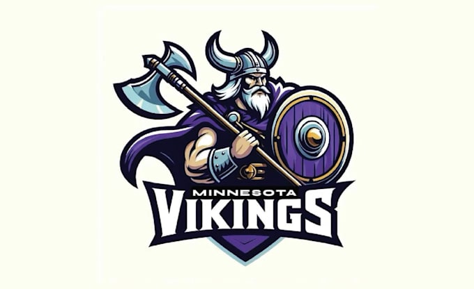 design high quality viking mascot logo with free source file