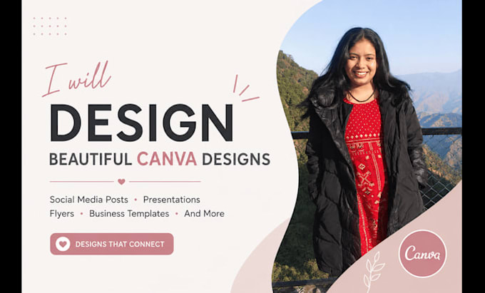 design template and planner or anything using canva