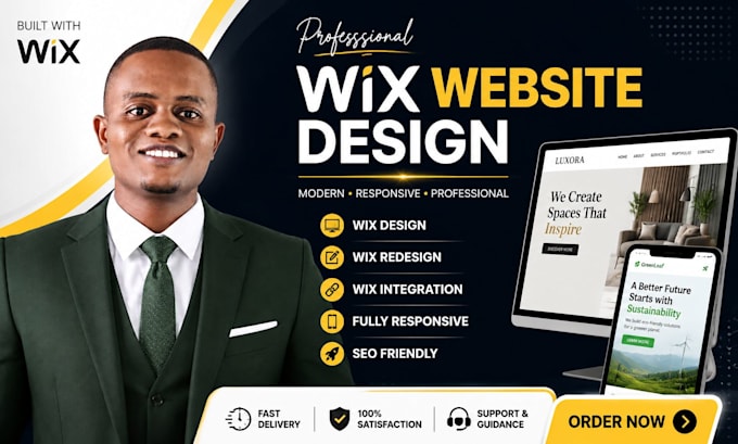 redesign, design wix website, wix integration, wix redesign